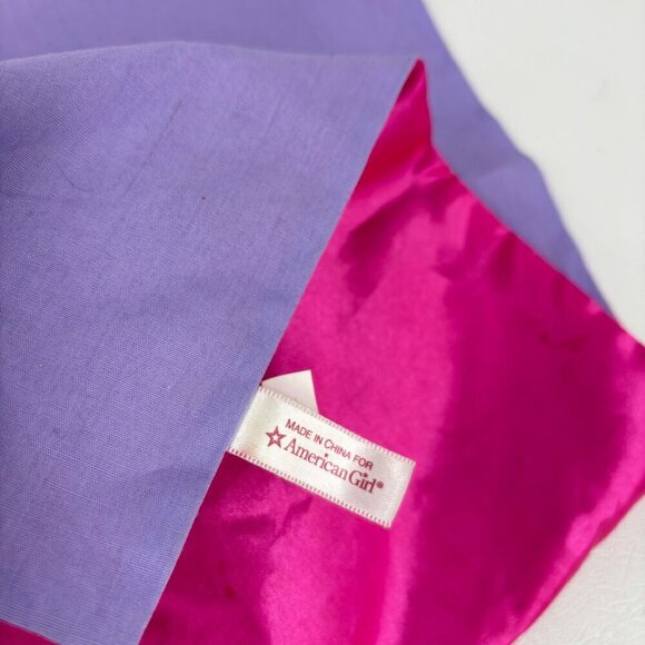 American Girl Accessories Lot Crossbody Purse Skate Bag Satin Blanket Cleansing - Picture 16 of 16